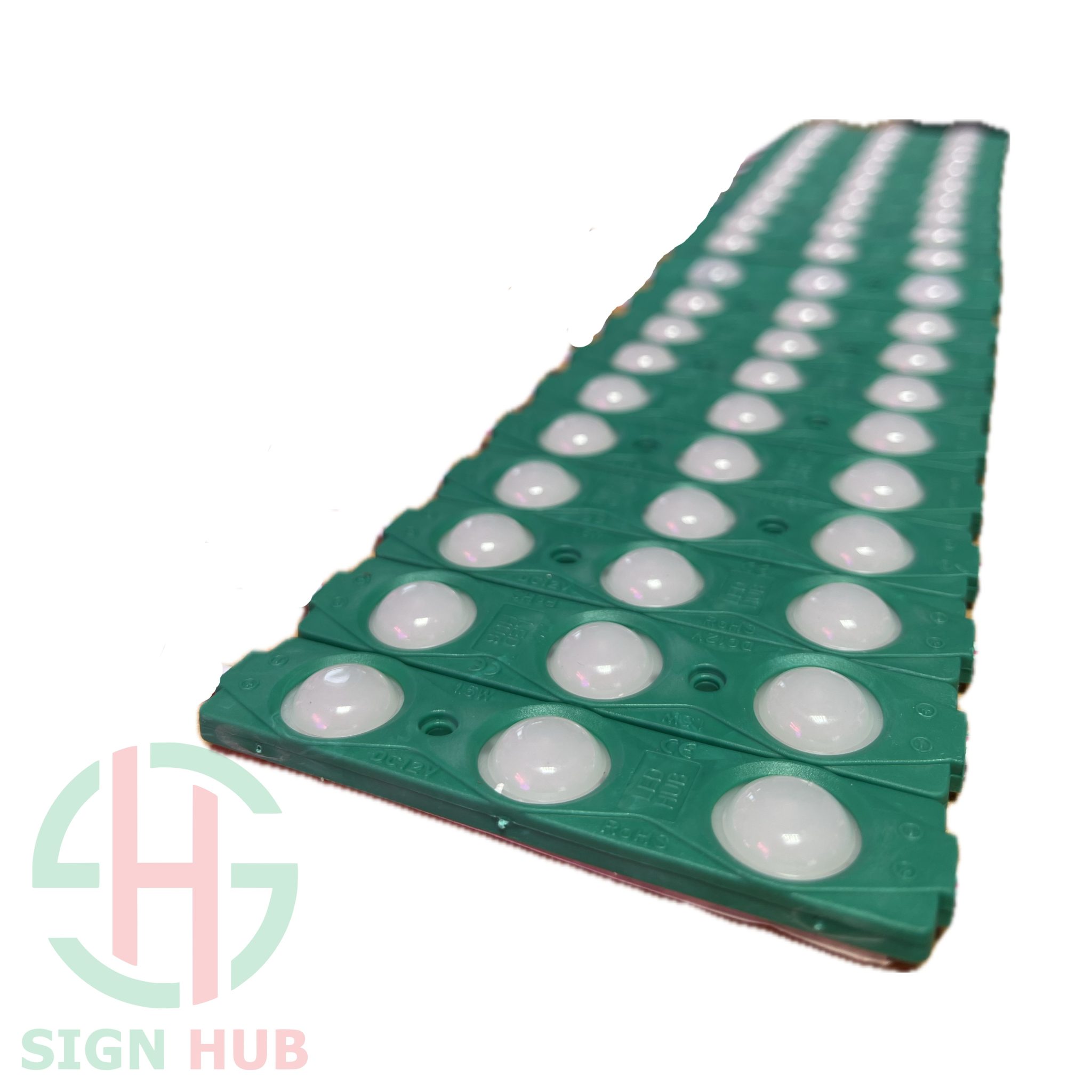 1.5 Watt LED module with beam angle cap Green pack of 20 - SIGN HUB