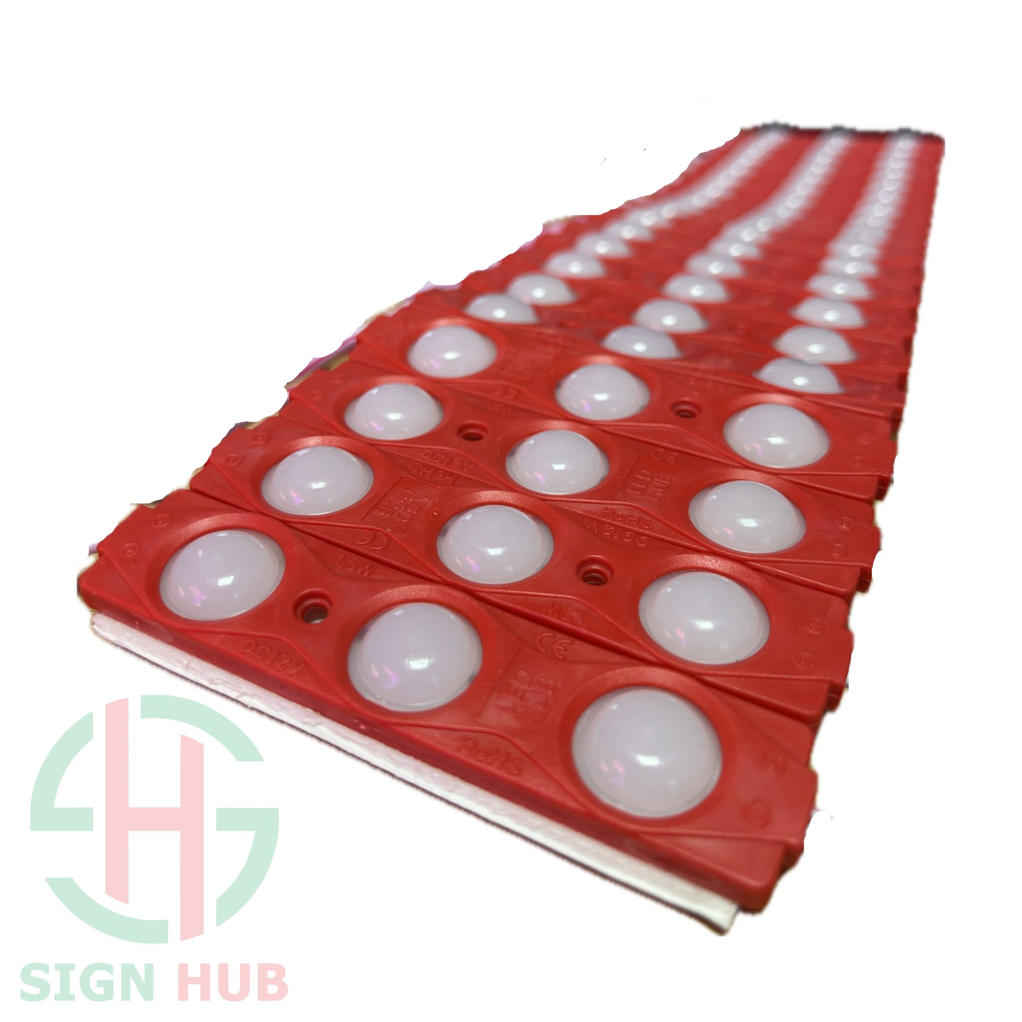 1.5 Watt LED module with beam angle cap Red pack of 20 - SIGN HUB