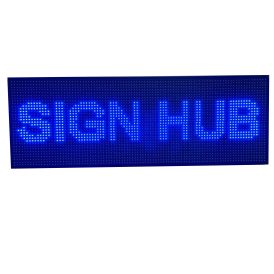 RGB LED MOVING SIGN 36×100 cm