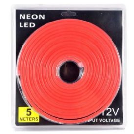 5 meter 12v Red neon strip