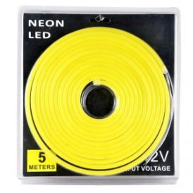 5 meter 12v Yellow neon strip