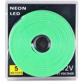 5 meter 12v green neon strip