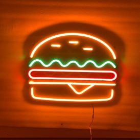 Neon LED Sign – Burger